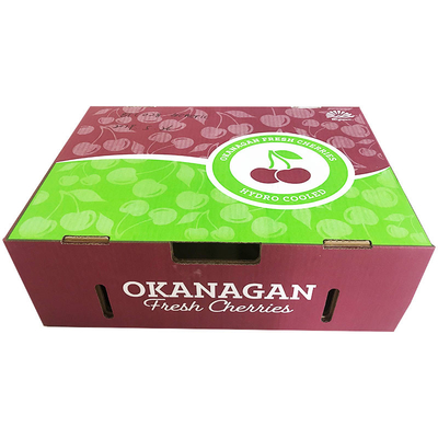 Customized Accepted Cardboard Crates For Fruits And Vegetables High Strength Cardboard